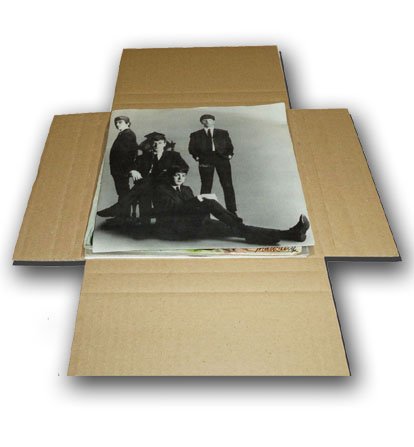 25 Cajas Embalaje y Envío para Enviar Discos de Vinilo Singles 7