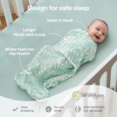 Image of Momcozy Swaddles for Newborns, Quiet Fastener Swaddle Suitable for Infant 0-3 Months, New-Parent-Friendly Sleep Sack, Reduce Startle Reflex, Newborn Boys Girls Registry Essentials, 2-Pack, Bravery