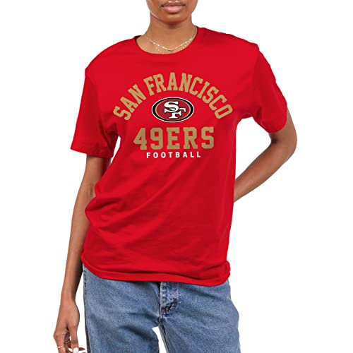Junk Food Clothing x NFL - San Francisco 49ers - Classic Team Logo - Unisex Adult Short Sleeve Fan T-Shirt for Men and Women - Size X-Large - Image 2