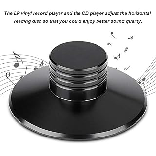Vinyle Disque Pince, LP Disque Vinyle Disque Stabilisateur Pince en Aluminium pour Lecteur Disques Vinyle LP.(Noir) - Les Beatles, Paul McCartney, John Lennon, RIngo Starr, George Harrison Vinyle Disque Pince, LP Disque Vinyle Disque Stabilisateur Pince en Aluminium pour Lecteur Disques Vinyle LP.(Noir) – Image 3