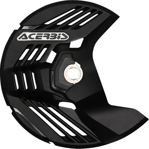 Acerbis X-Brake Linear Front Disc Cover Black Compatible with Kawasaki KX450 2020-2026/KX250/KX250X/KX450X 2021-2026/Compatible with Yamaha YZ250F/YZ450F 2014-2026/YZ125/YZ250 2004-2026 - 2985050001