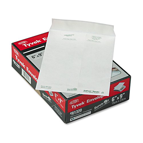 Survivor R1320 Tyvek Mailer, #55, 6 x 9, White, 100/Box