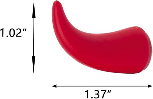 Miniatura 10 de Xotic Tech - 2 calcomanías de espuma sintética de 1.37 x 1.02 pulgadas, interior de cuerno de toro de diablo pequeño, consola central, control de