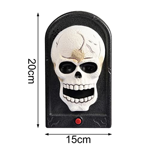 Campainhas assustadoras | Campainhas animadas para Halloween | Campainha assustadora para decoração