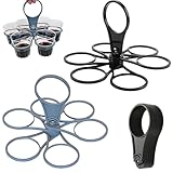GNALIA 2 Stück Getränketräger, becherhalter, Becherträger Rotating Design Easy Storage Starke Haltbarkeit Designer Mode Einfache Bedienung Geeignet für Versammlungen Camping oder Relaxing zu Hause