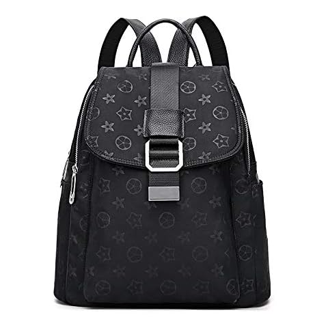 shiyanling Women, Oxford cloth, large capacity, canvas, waterproof, backpack, women backpack, nylon bag, travel bag Cover