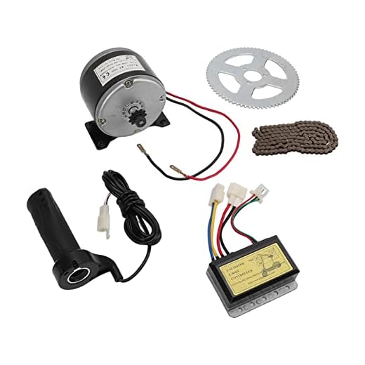 Electric Motor Kit, 12V 250W 2750RPM High Speed Engine Kit Bike Conversion Kit with Speed Controller Electric Gear Motor Kit for Motorcycle Electric Scooter E Bike