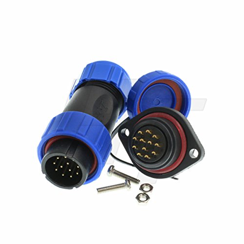 Connecteur 12 broches étanche Hangton HE21 pour réparer les faux contacts en milieu humide