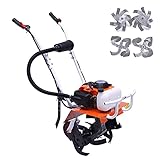 wansosuper Rasen-vertikutierer, 2500 W Hochleistungsbelüfter, 43 cm Bodenbearbeitungsbreite, 20-25 cm Bodenbearbeitungstiefe, Für Die Ganzjährige Rasenpflege