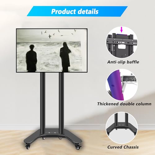Soporte móvil ajustable para TV de 32-60 pulgadas miniatura 3