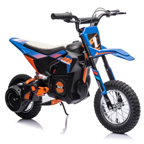 GarveeLife 24V Kids Ride On Electric Off-Road Motorcycle,250W Motor 13.6MPH