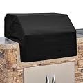 Built-in Grill Cover for Napoleon Built-in 700 Series 32-Inch Grill, Water-Resistant Heavy Duty Outdoor Kitchen Grill Cover Drop-in Gas Grills,A-Black