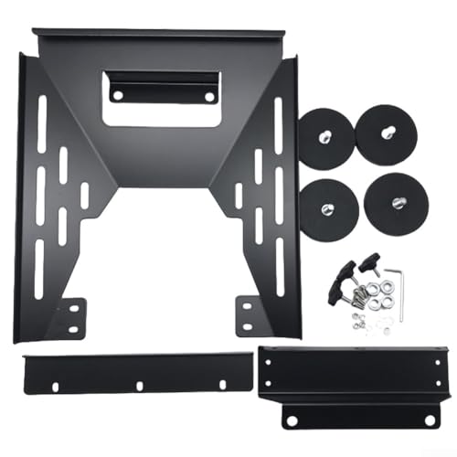 Mount Kit for Starlink For Mini Designed for Vehicle Use Including For Cars Boats and RVs Features Stainless Steel and Protective Rubber Base for Stability (Black)