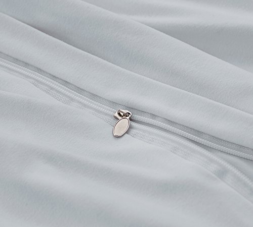 Byourbed Bare Bottom Duvet Cover - Queen Bedding Glacier Gray