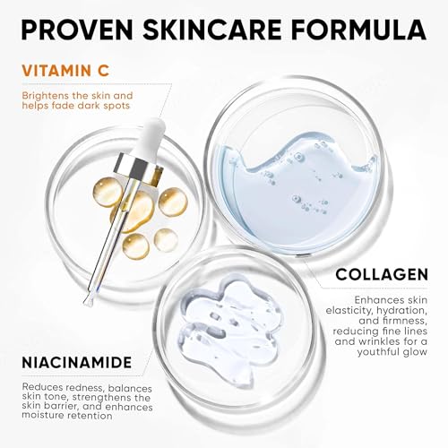 EVERYOUTH Night Cream Face Moisturizer & Vitamin C Serum 20% Bundle, Retinol, Collagen, Niacinamide Anti Aging Overnight Mask and Stem Cell Serum - Save 20%