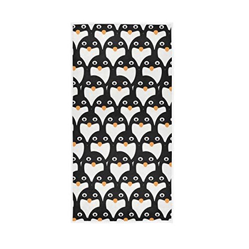 senya Penguins Group Hand Towel Ultra Soft Luxury Towels for Bathroom 30