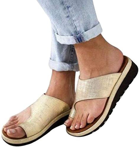 Sandales à semelle plate en cuir PU pour balades décontractées