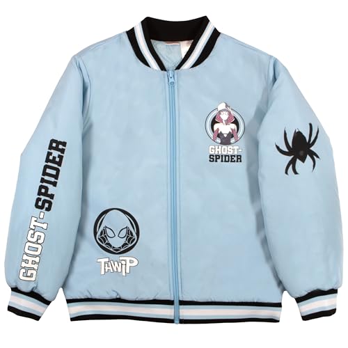 Image of Marvel Superheroes Boy's Bomber Jacket - Spider-Man, Miles Morales, Black Panther, Ghost-Spider, Venom Bomber Jacket for Kids