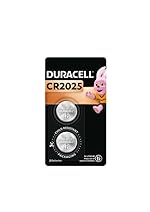 Duracell CR2025 Lithium Coin Battery, Pack of 2, Specialty Devices, Child Resistant Packaging, Electronic car Keys, Scale
