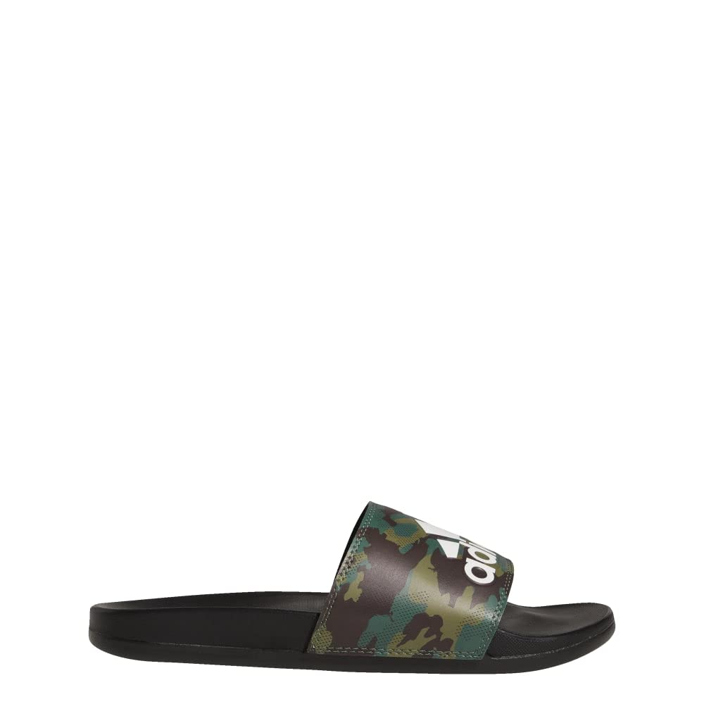 unisex-adult Adilette Comfort Black/Black/White 13