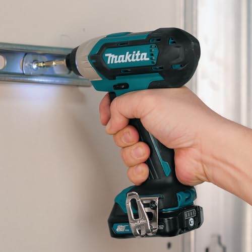 Makita TD0110DY1J Visseuse à Percussion sans Fil, 10,8 V, 4 Ah, Coffret Makpac avec 2 Batteries et 1 Chargeur, 10.8 voltsV