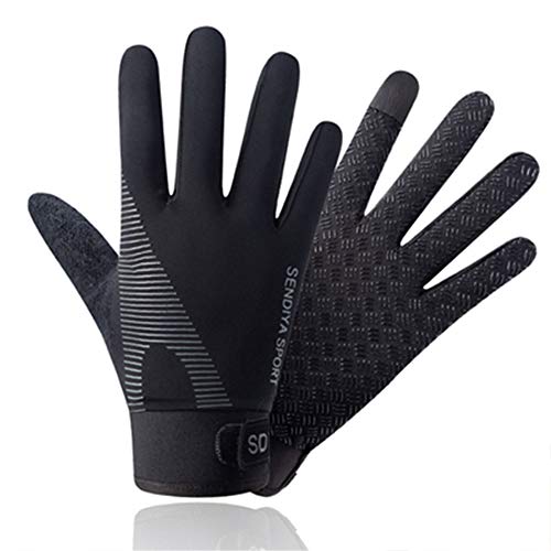 SryWjOutdoor cycling gloves, breathable, non-slip and sun-proof bicycle and motorcycle gloves, can be used for mountaineering, rock climbing, fitness
