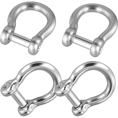 Manilles pour tout-terrain JOIKIT lot de 4 anneaux en D pour sorties 4x4