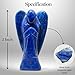 Amazing Gemstone Lapis Lazuli Angel - Lapis Lazuli Crystal Angel and Pocket Guardian Angel Crystal Figurines (2 inches)