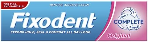 Fixodent Complete Denture Adhesive 47g, Original x4