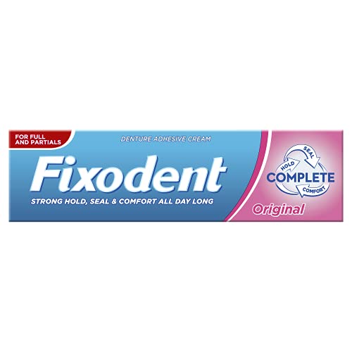 Fixodent Complete Denture Adhesive 47g, Original x4