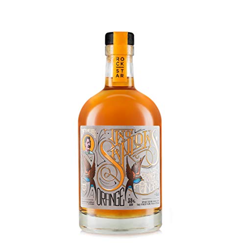 Rockstar Spirits Two Swallows Orange & Ginger Premium Spiced Rum 50cl, 38% ABV