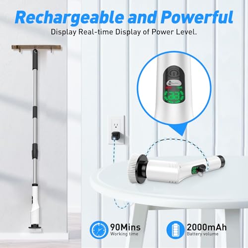 Brosse à récurer électrique design ergonomique et finitions durables - 8