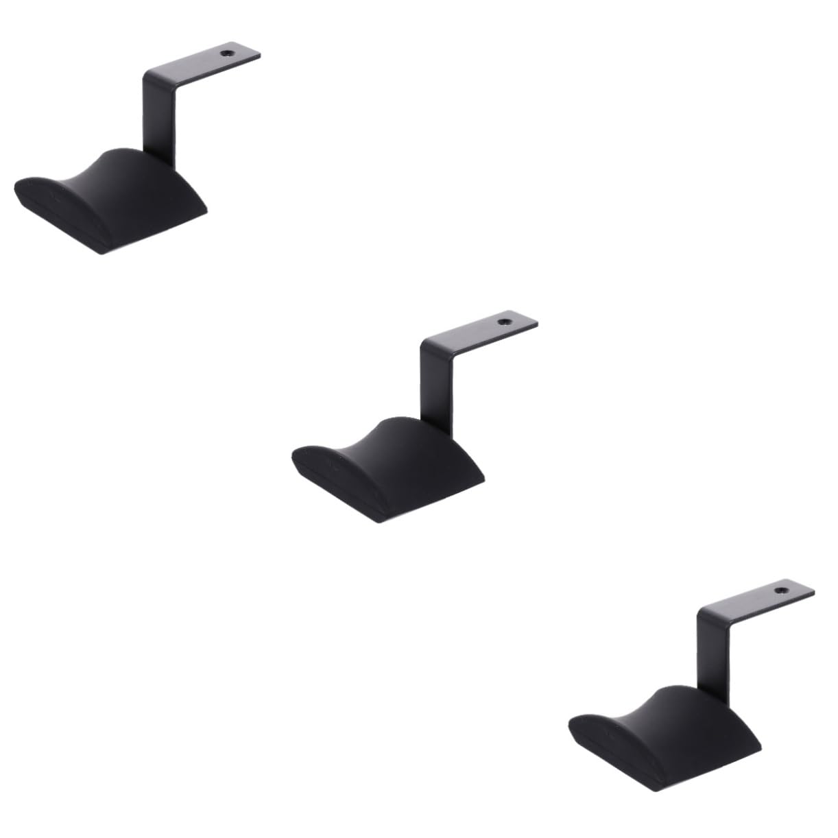 Uonlytech 3 Piezas Colgador de Auriculares Soporte metálico para Auriculares Soporte de Monitor Ganchos para Colgar Estante para Auriculares Gancho para Colgar Auriculares Metal