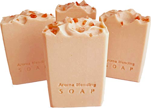 13. Pink Clay Soap Bars with Himalayan Pink Salt