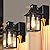 TITOSICHY Porch Lights with GFCI Outlet,Dusk to Dawn Motion Sensor Outdoor Lights,3 Light Modes Black Front Door Lights,Waterproof Outside Wall sconces for House Patio Garage (2 Pack)