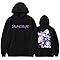 BOSSETY Sweats à Capuche Kpop Demons Hunters Merch pour Femmes Imprimés Huntrix Huntr/X Rumi Mira Zoey Pull à Manches Longues Kpop Witch Hauts Décontractés Hoodie