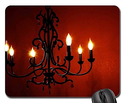 Preisvergleich Produktbild Mauspad - Kronleuchter Lichter Glühbirnen Innenarchitektur