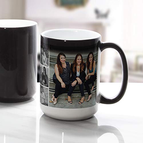 15oz Large Magic Mug Black Surface with Heat Activation to have our custom