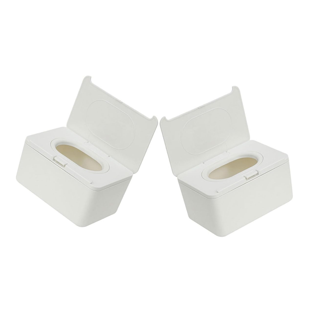 SUPVOX 2 Dispenser Salviette Ricaricabile Contenitore per Salviettine Umidificate Portatile e Facile Design e Resistente Adatto per Bagno
