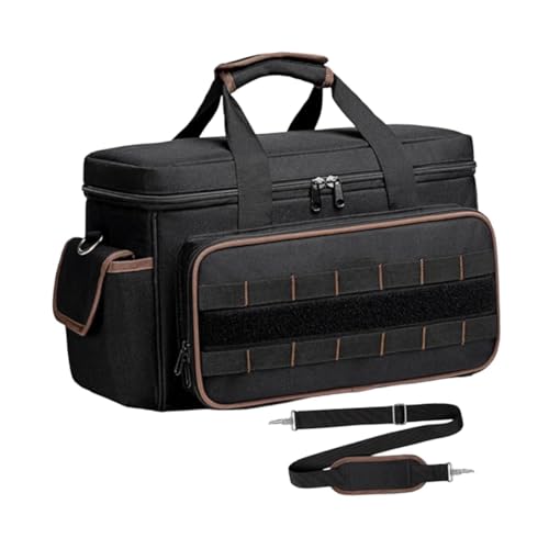 Sac à outils avec bandoulière et organiseur pour plombier et jardinier