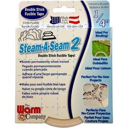 Warm Company Steam-A-Seam (3-Pack) Steam A Seam 2 Double Stick Fusible Web .25 inch x 40 Yard 5509