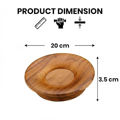 Image of Teak Wood Main Door Handle /Wardrobe Handle /Wooden Handle for Main Door Pull Handle (8 Inch) Natural Wood Finish-| 3 Years Warranty |