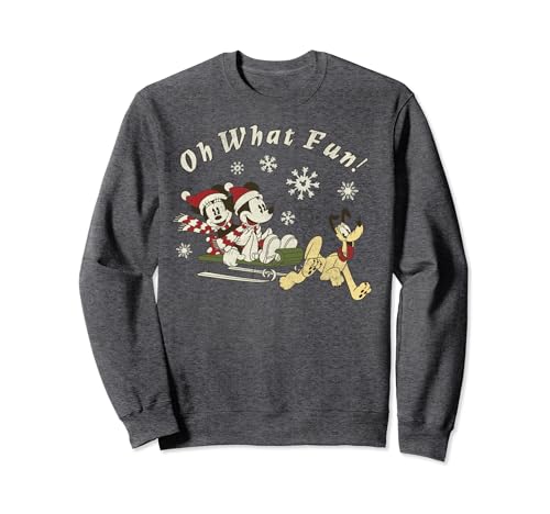 Sweat Oh What Fun Sweatshirt Disney un cadeau idéal sous le sapin