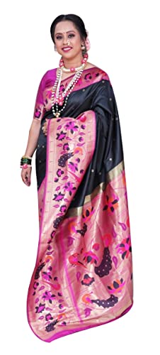 Pathani Hochzeitskleidung für Damen, Baumwolle, Seide, Schwarz, schwarz, Auftrennen Bluse Cover