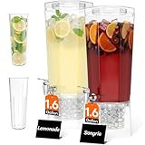 Lifewit 6L Dispensador de Bebidas Grande, Botella de Plástico con Grifo Juego...