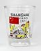 Shanghai China Landmarks and Icons Collage Shot Glass
