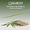 GIOVANNI Hemp Hydrating Hair Shine Spray, 4.3 Fl Oz - Contains Hemp Seed Oil, Aloe Vera, Frankincense, Helps Stimulate, Moisturize & Revitalize Damaged Hair, No Parabens, Sulfate Free
