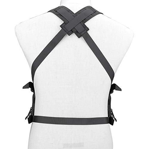 Chaleco táctico Molle Rig Assault 500D con múltiples bolsillos de pecho 4