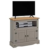 Unser Fernsehschrank wurde aus massiver Kiefer hergestellt, in der Farbe grau lasiert und gebeizt, gewachst