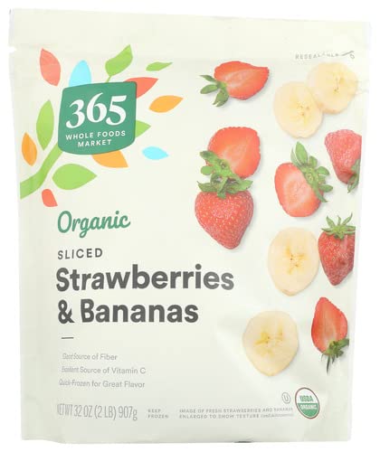 365 By Whole Foods Market, Strawberries And Bananas Sliced Organic, 32 Ounce #TOP27